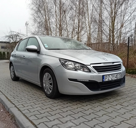 Peugeot 308 cena 26999 przebieg: 165000, rok produkcji 2013 z Luboń małe 352